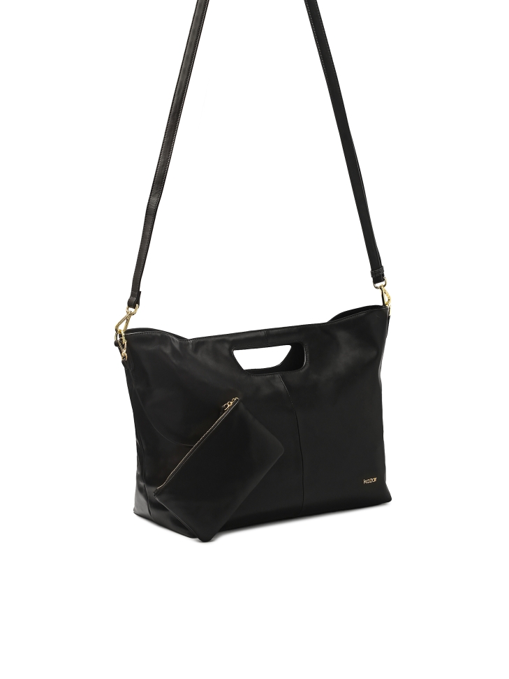 Borsa grande in pelle con custodia SAVI