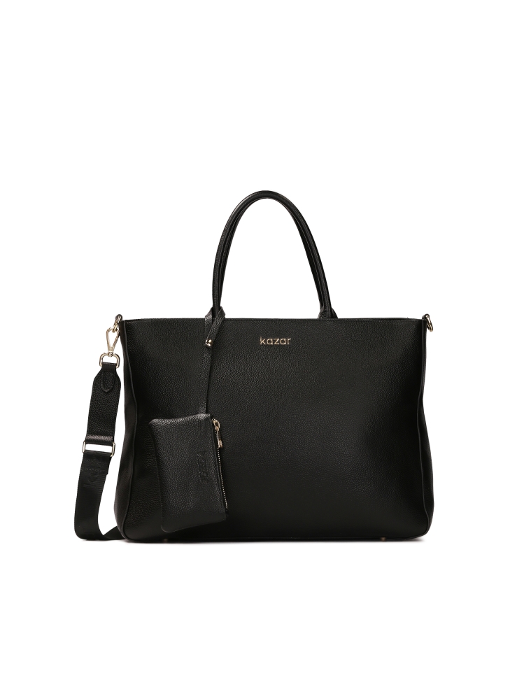 Capiente borsa in pelle con custodia ENA