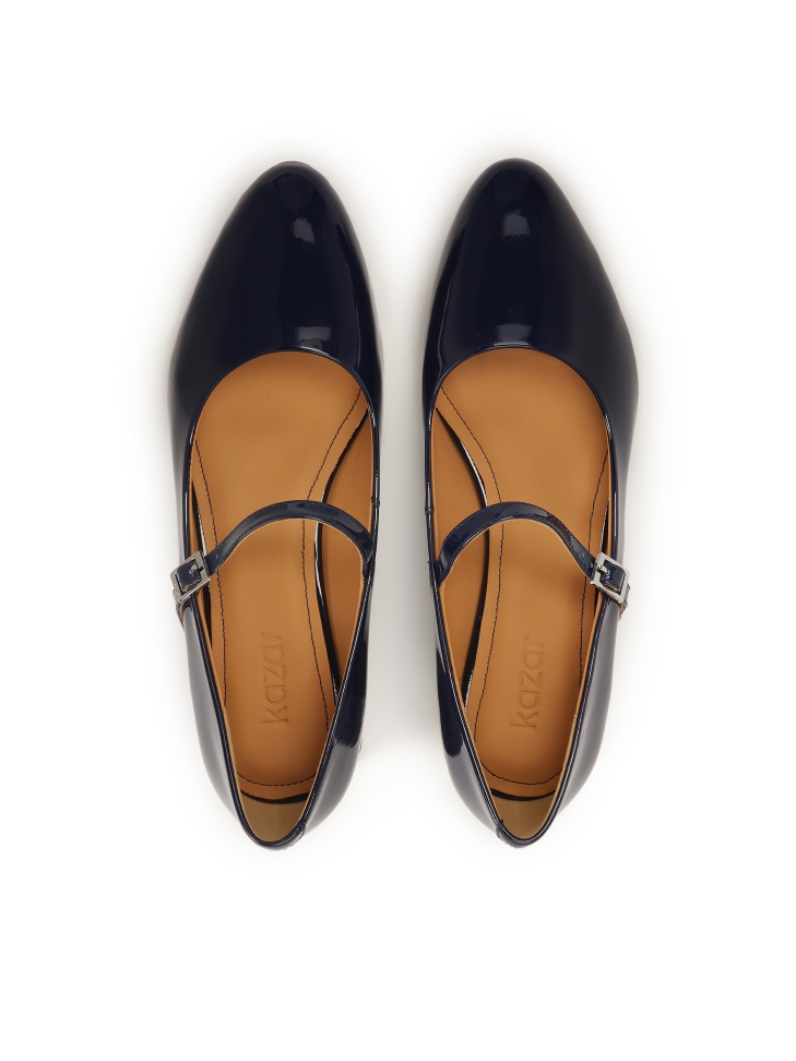 Décolleté blu navy con cinturino  SIONA