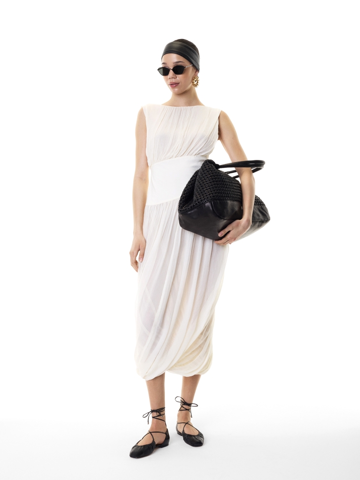 Ballerine nere con tomaia aperta KS SOLEIL