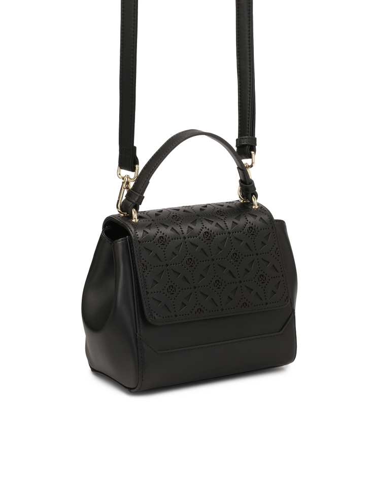 Borsa a mano con decorazione traforata sulla pattina KRISTENA