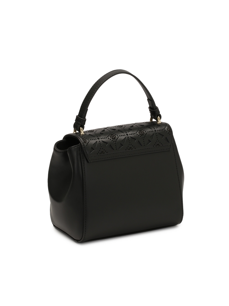 Borsa a mano con decorazione traforata sulla pattina KRISTENA