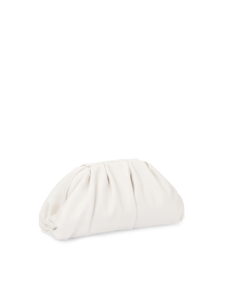 Borsa in pelle bianca GLOW