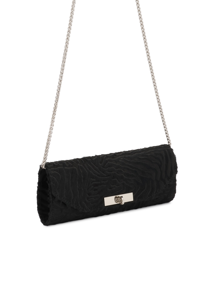 Borsa da sera allungata con setole COVA