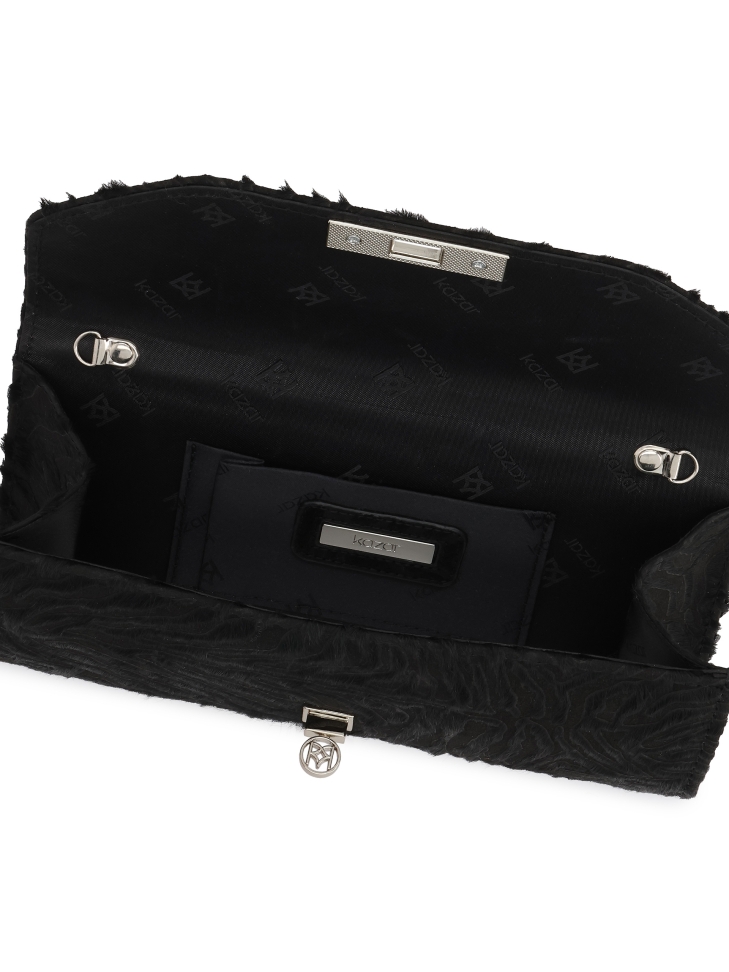 Borsa da sera allungata con setole COVA