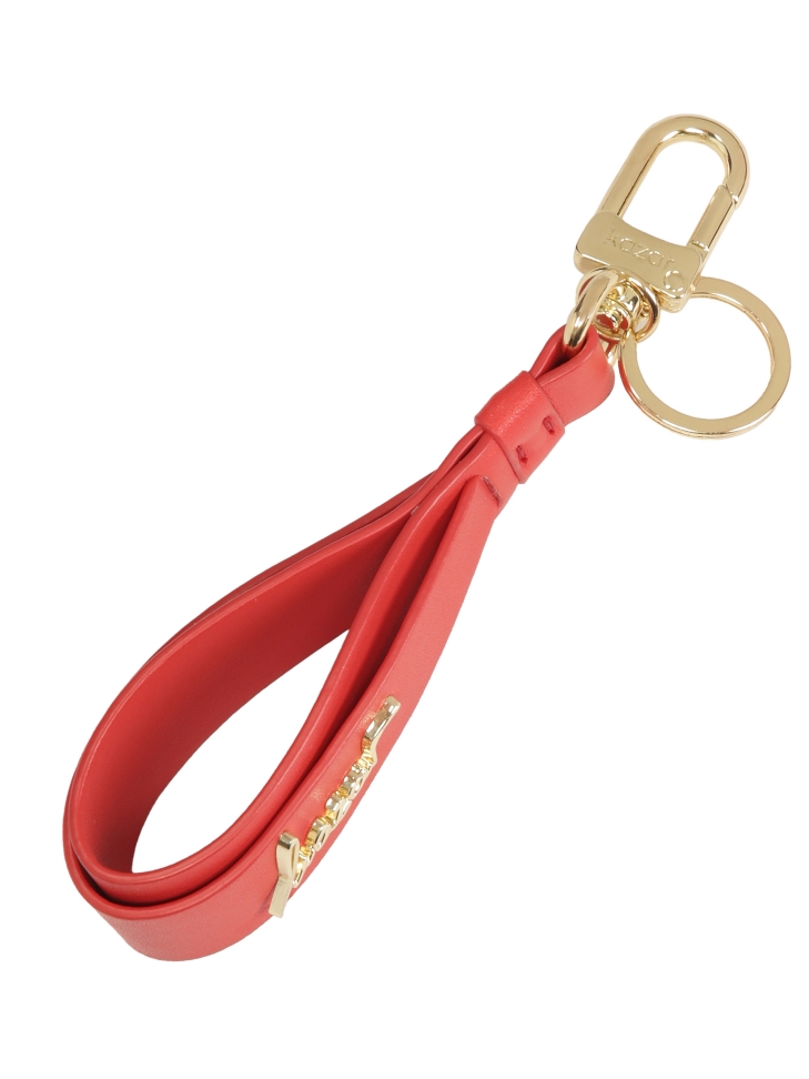 Portachiavi rosso con esclusivo logo KAZAR in oro LAINEY