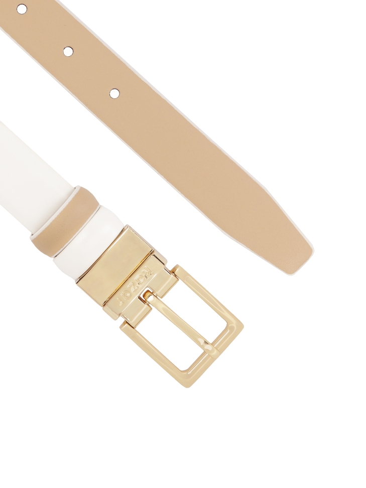 Cintura stretta in pelle con monogramma KAZAR PERKINS