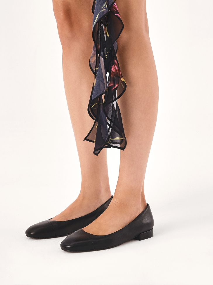 Décolleté nere con tacco piatto BRIZA