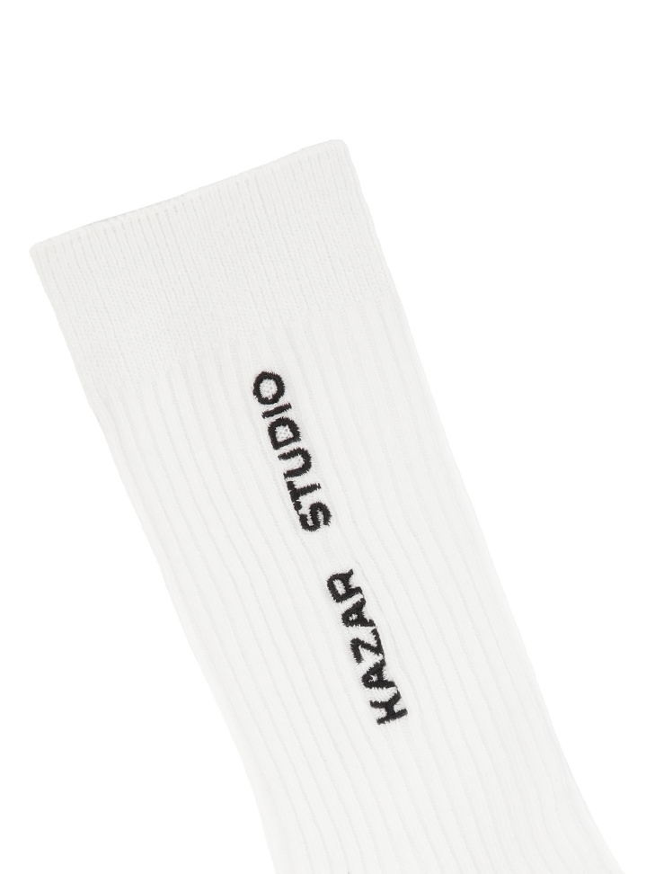 Calzini bianchi a coste  KS LUCIENNE