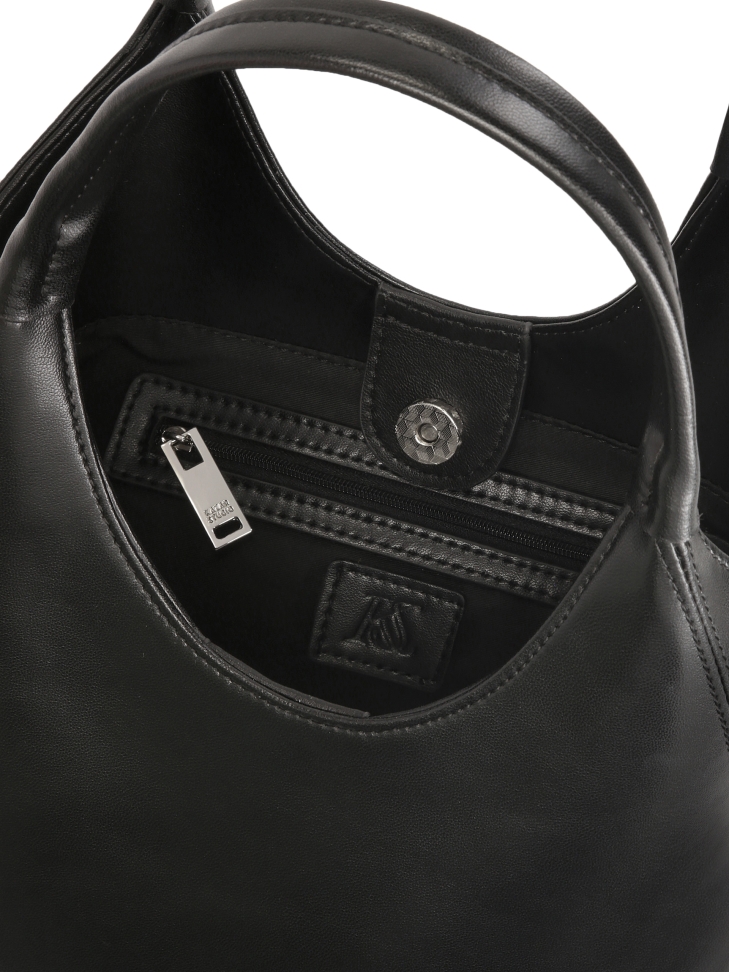 Borsa nera a due manici KS OTTILE