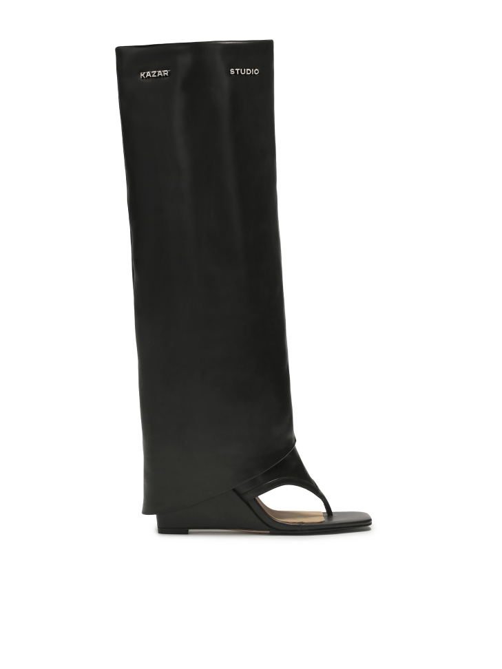 Sandali su plateau con tomaia lunga e risvoltata  KS EDITH