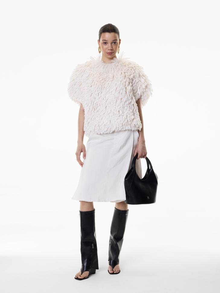 Sandali su plateau con tomaia lunga e risvoltata  KS EDITH