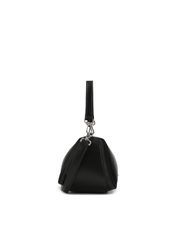 Borsa allungata in morbida pelle nera KS VIV