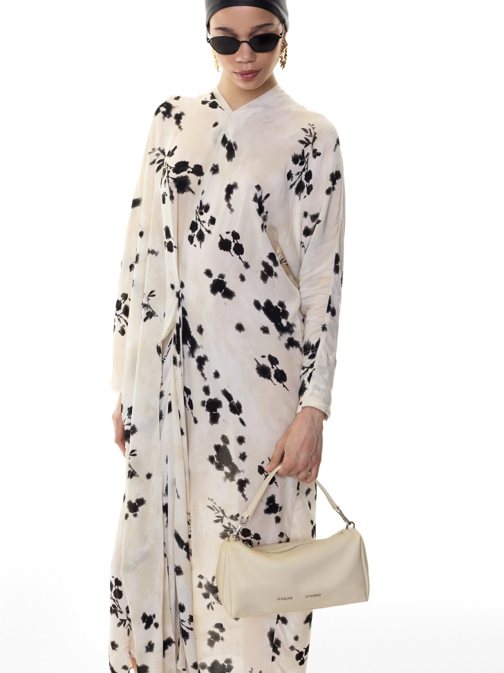 Borsa in pelle allungata con cinghie staccabili KS VIV