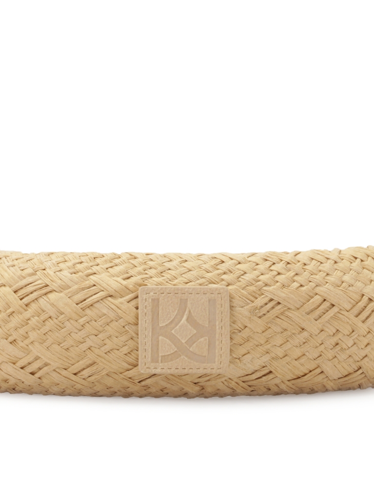 Cerchietto di carta paglia marrone chiaro MOANA