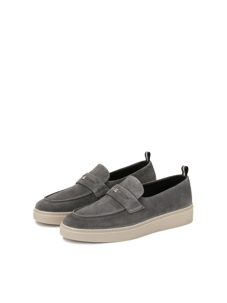 Sneakers in pelle scamosciata con tomaia slip-on KS ETIENNE