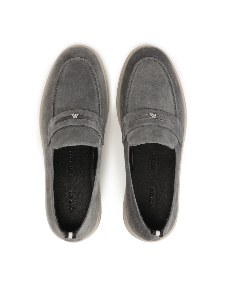 Sneakers in pelle scamosciata con tomaia slip-on KS ETIENNE