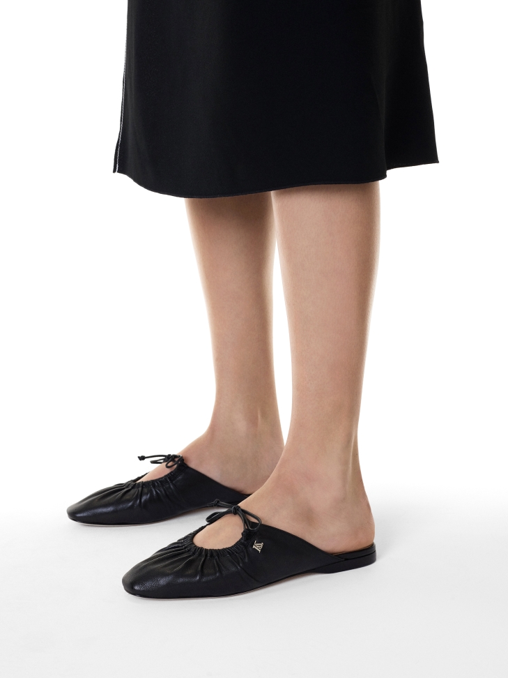 Slitte nere con tomaia decorativa  KS LUCITA