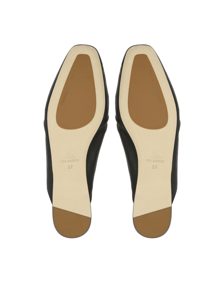 Slitte nere con tomaia decorativa  KS LUCITA