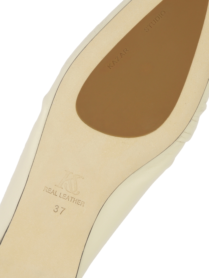 Scivoli crema con tomaia legata  KS LUCITA