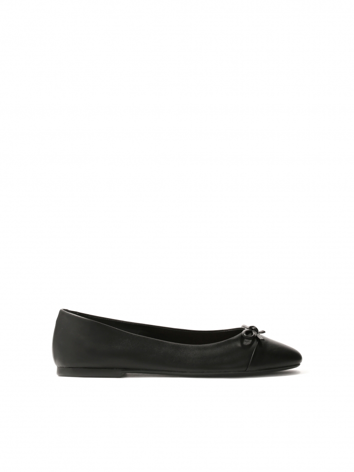 Ballerine nere in pelle versatile SISSI
