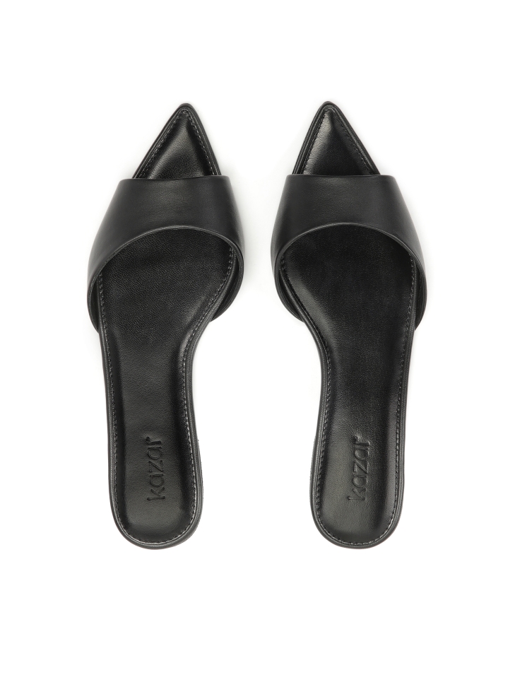 Guide piatte nere con naso allungato FAWN