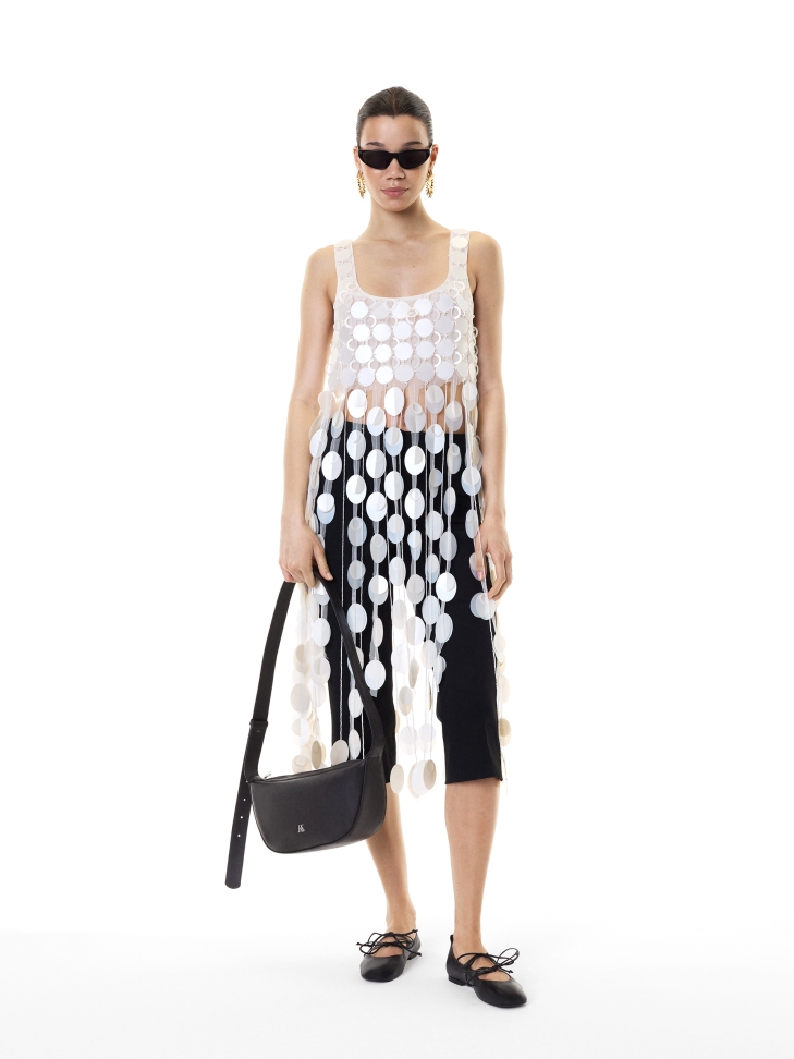 Ballerine nere legate con un perizoma  KS AVRIL