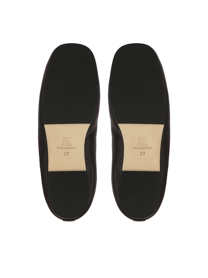 Ballerine nere legate con un perizoma  KS AVRIL