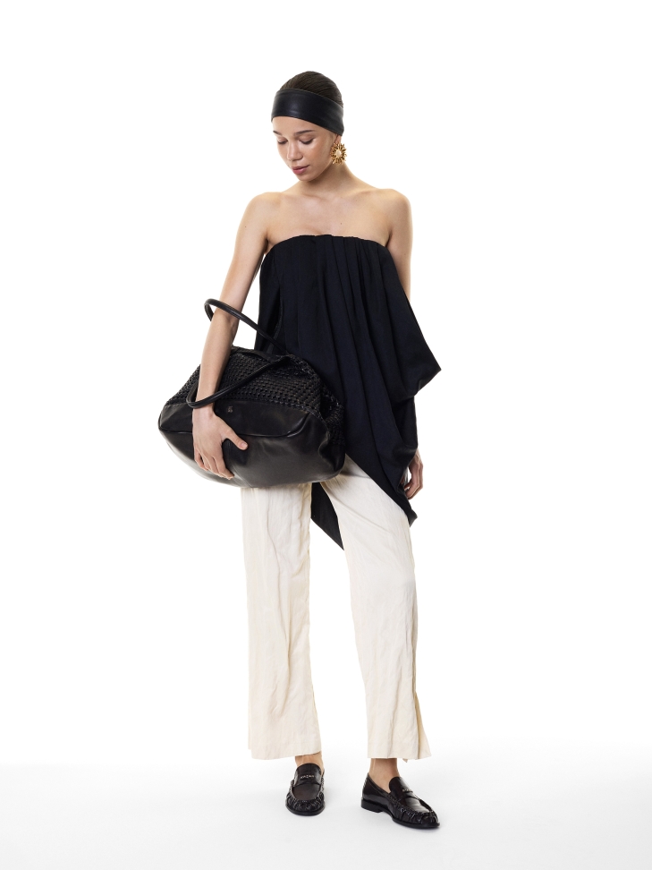 Grande borsa a mano con un intreccio di grande effetto  KS TISSER