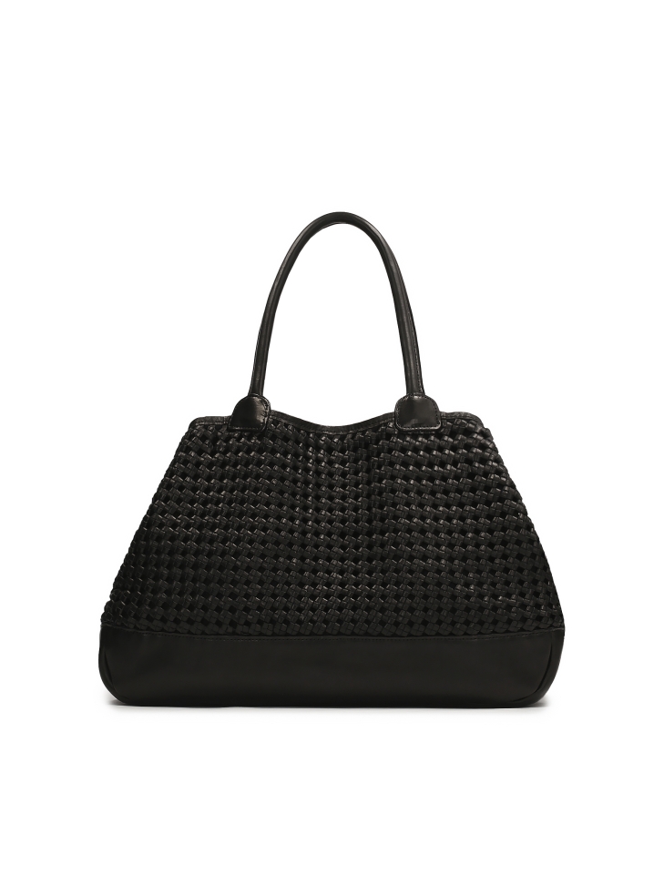 Grande borsa a mano con un intreccio di grande effetto  KS TISSER