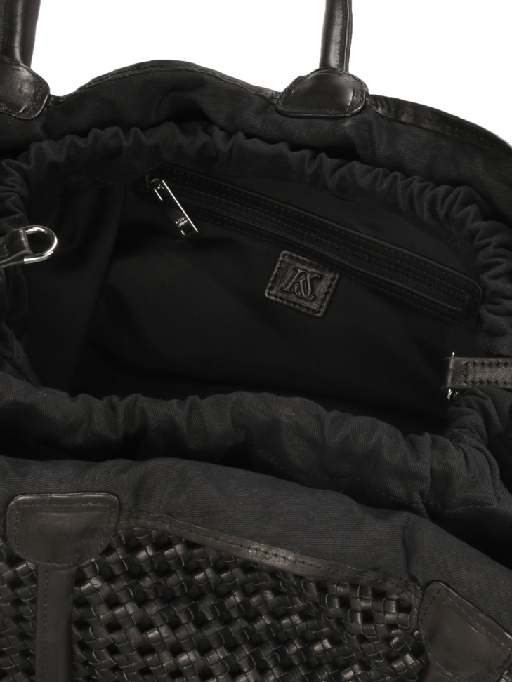 Grande borsa a mano con un intreccio di grande effetto  KS TISSER