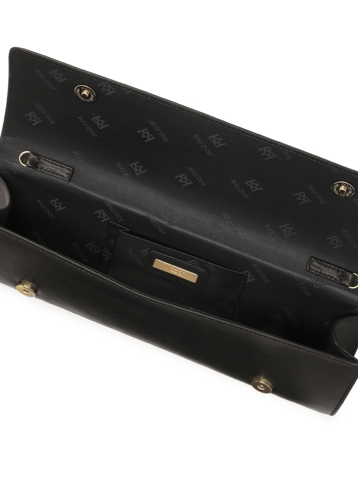 Elegante pochette nera di forma oblunga  VIVIENNE
