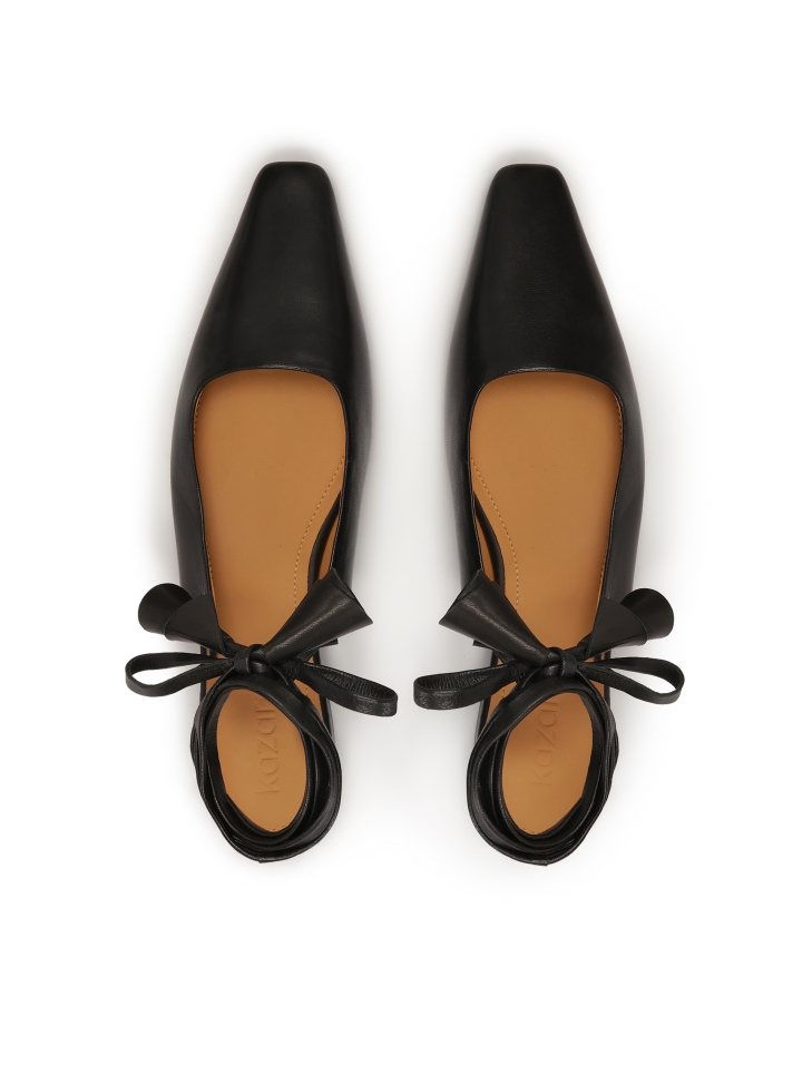 Décolleté con tacco piatto a strati SELINE