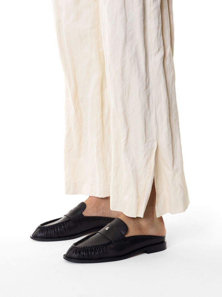 Muli neri stile mocassini KS OLZA