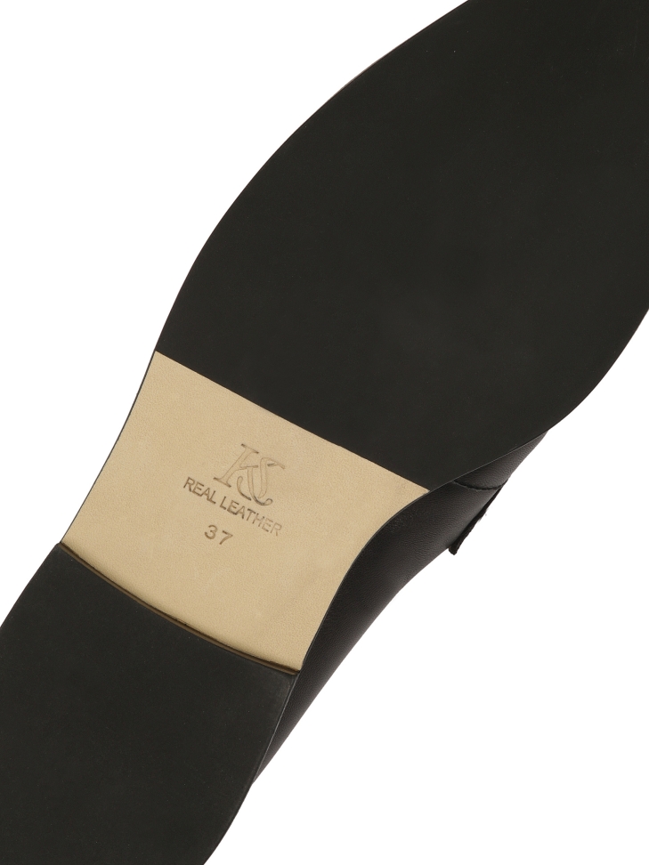 Muli neri stile mocassini KS OLZA