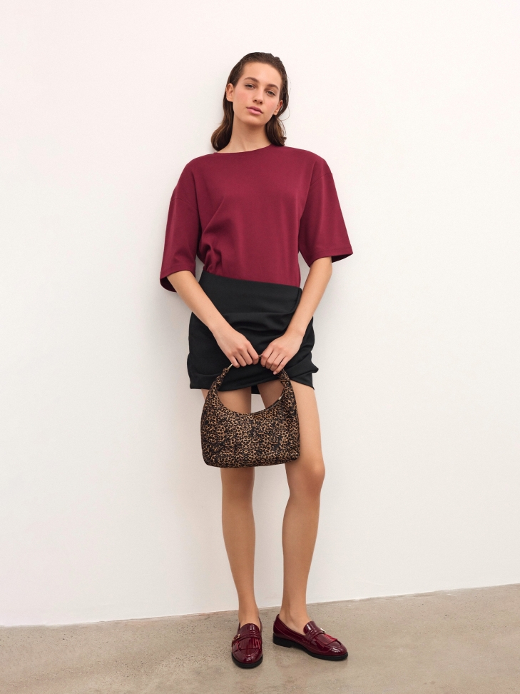 Scarpe in vernice marrone con nappe IVESDALE