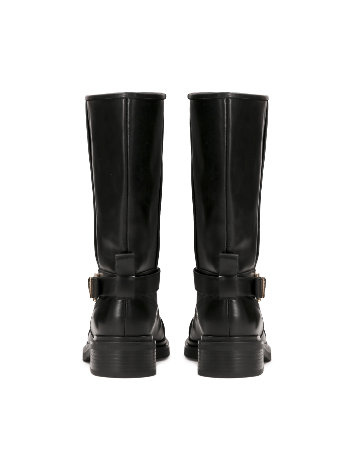 Stivali neri con tomaia estesa SELARI