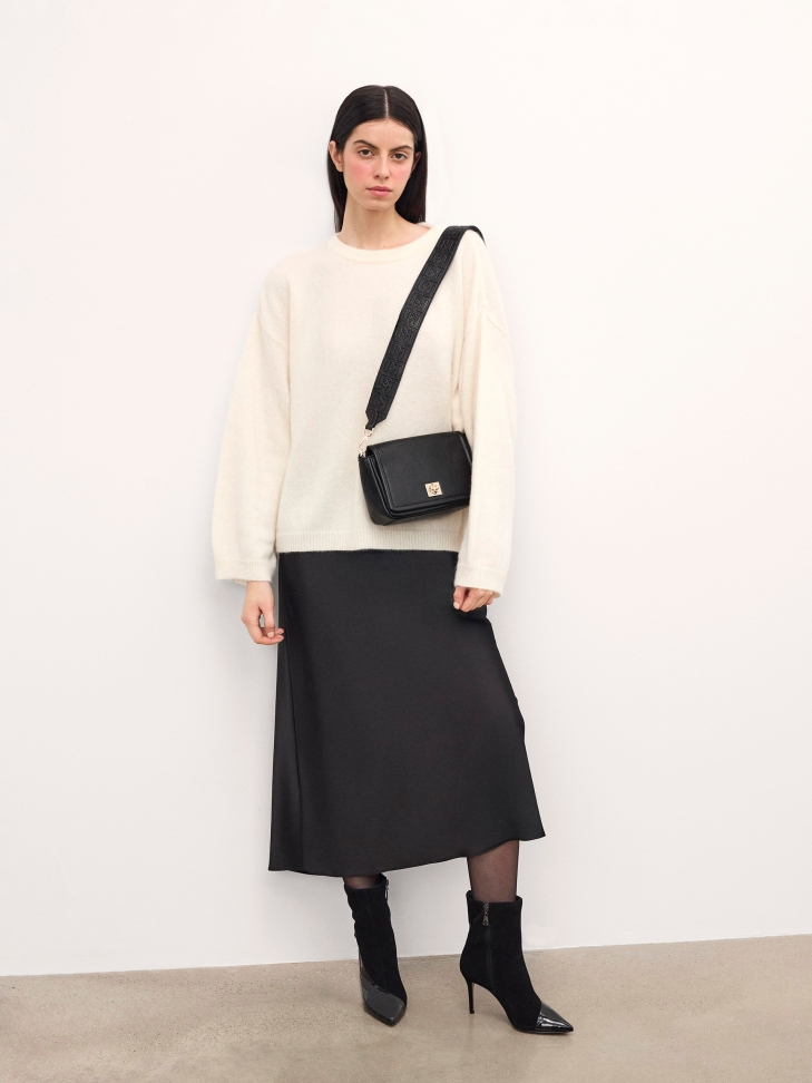 Stivali eleganti in pelle scamosciata e vernice JACKIE