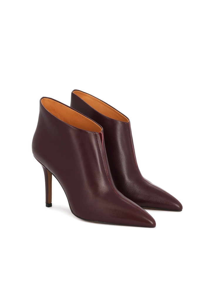 Stivali marroni con tomaia bassa MANTIDA