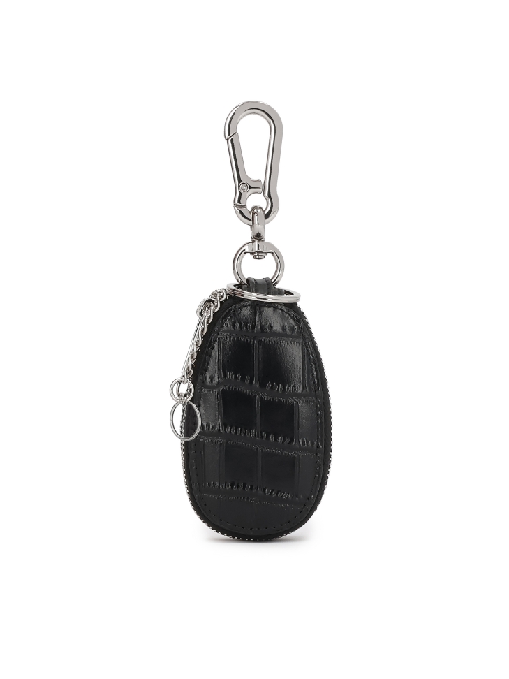 Portachiavi di lusso in pelle goffrata MORRILL