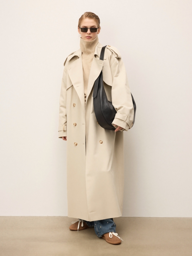 Borsa in pelle nera a forma di corno KS CIRELLE