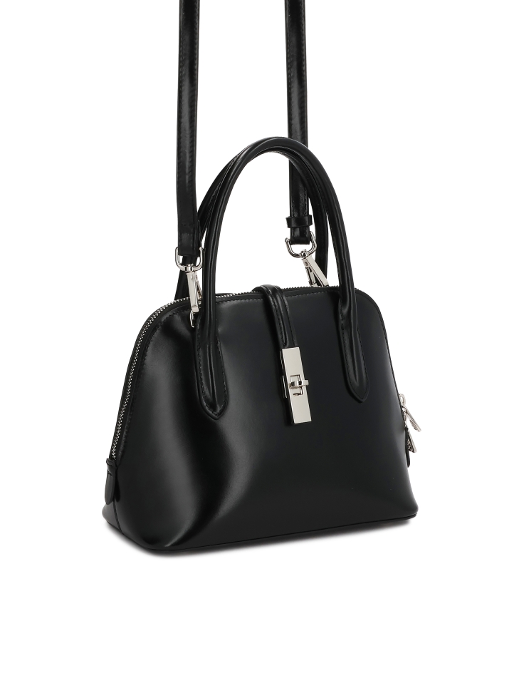 Borsa in pelle con struttura rigida CYRELLA S