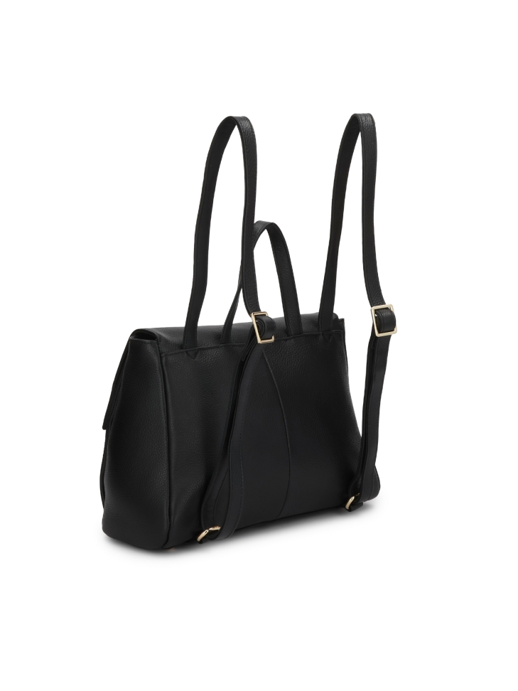 Zaino in pelle con patta MELAINE