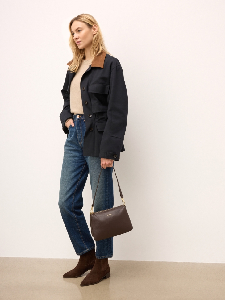 Stivali Chelsea in pelle scamosciata marrone SIRIN