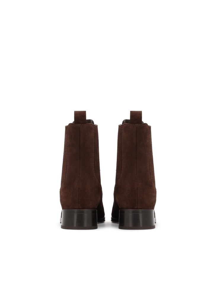 Stivali Chelsea in pelle scamosciata marrone SIRIN