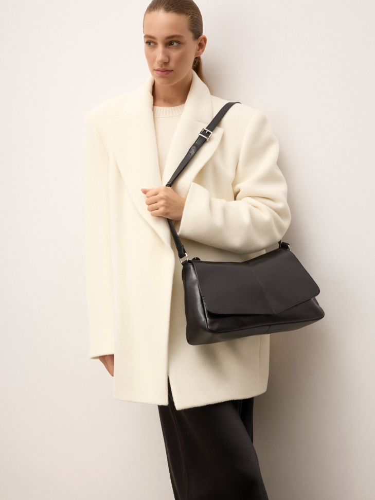 Borsa nera con tracolla SOLEVIE