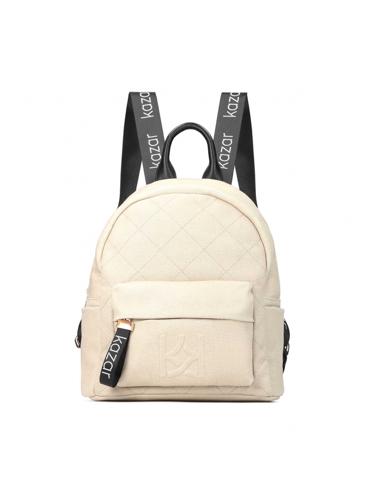 Zaino da donna beige e nero MILLY