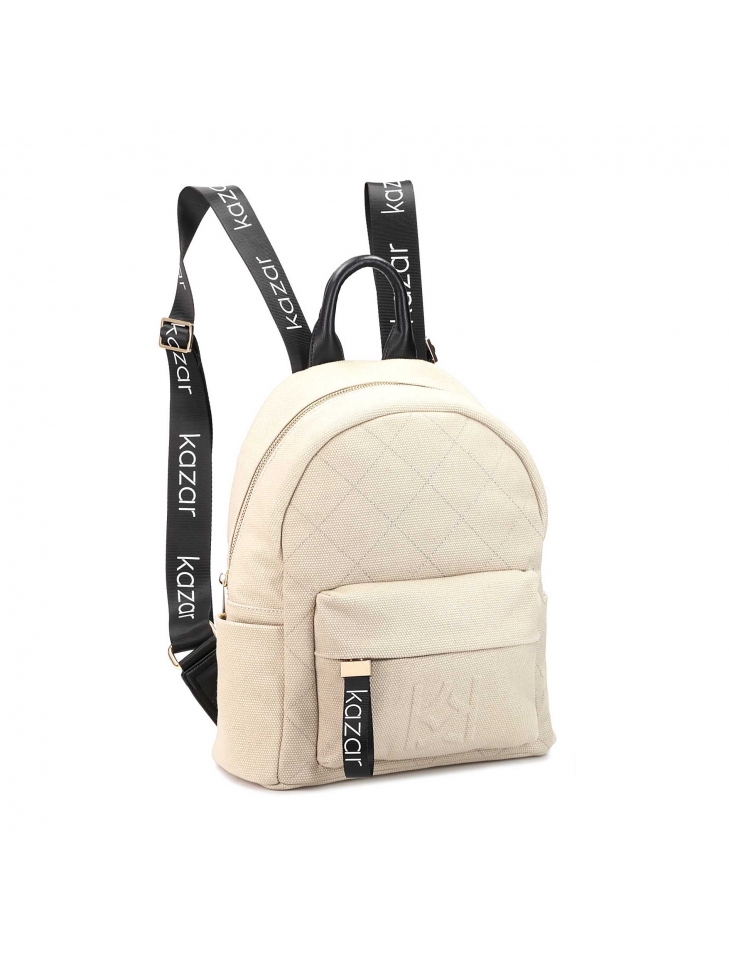 Zaino da donna beige e nero MILLY