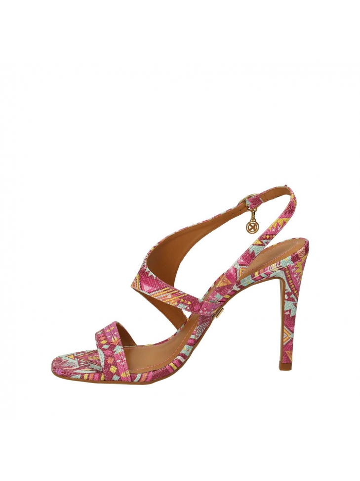 CHATTAWAK Sandalo Donna Con Tacco Compensato Multicolore – Suola Interna In Pelle, Taglia 40 EU - 3