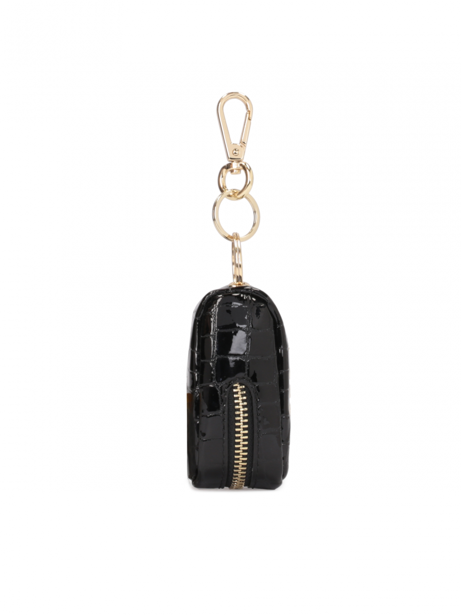 Portachiavi Portafoglio In Pelle – Grande Capacità, 6 Ganci Per Chiavi, 2 Slot Per Carte, Design A Scatto Regolabile, Nero E Marrone, Ideale Per Uomo E Donna